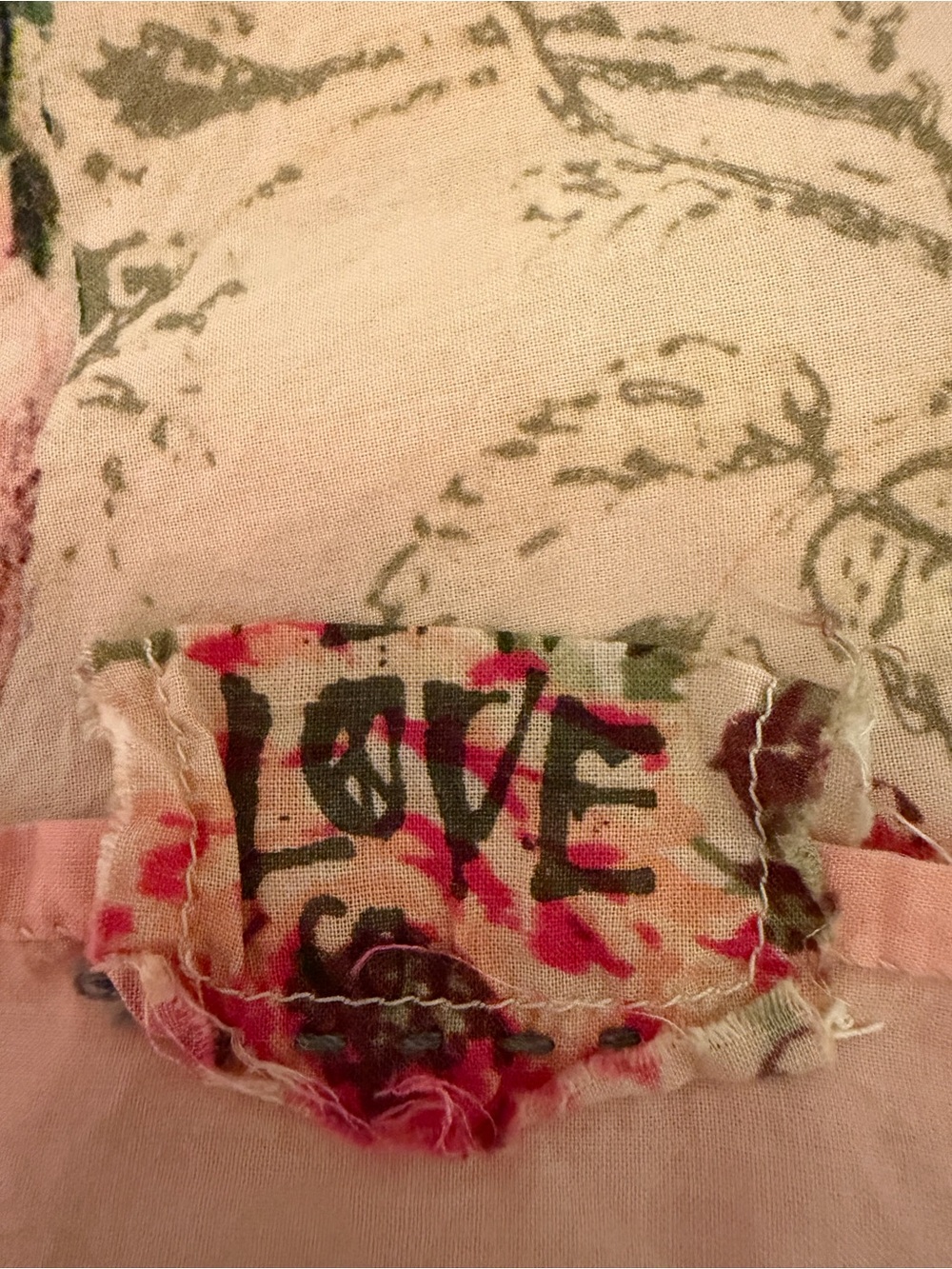 Magnolia Pearl Pink Rose Bandana - Picture 5 of 6